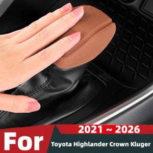 For Toyota Highlander XSE XU70 Crown Kluger 2021~2026 Car Gear Shift Head Shift Knob Cover Gear Shift Handle Silicone Trim Cover