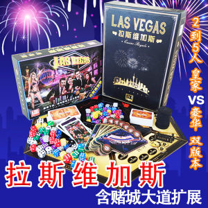 Royal Expansion Las Vegas Game Card Tabletop Game Strategy Game Party Casual Game for 1-8 Players Easy Level Game