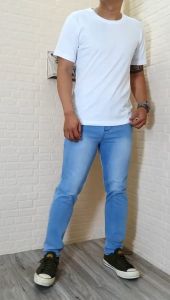 Celana Jeans Pensil Panjang Pria Bahan Stretch Melar/Ngaret Celana Pensil Slimfit Pria Skinny Cowok