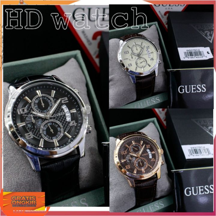 JAM TANGAN PRIA GUESS ORIGINAL W0076G1 W0076G2 W0076G4 CRONOGRAPH