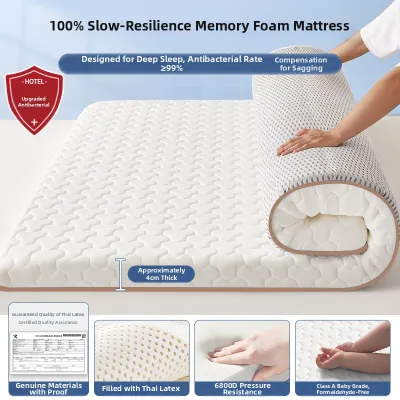 KAMONI | Latex Memory Foam Soft Topper