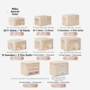 EACHY | Clothing Storage Box Folding Closet