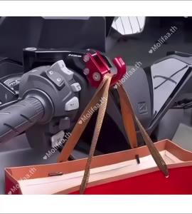 รูยึดกระจกข้าง CNC รถจักรยานยนต์สำหรับ Honda Nss350 FORZA 350ที่ยึด300ที่แขวนหมวกกันน็อคอุปกรณ์ตะขอกระเป๋าเดินทาง