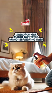 NOVAMOS Parfum Kucing dan Anjing ( Pet Care Cologne 100 ML )
