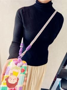 เชือกยาวและสั้นปรับได้สําหรับคอและโทรศัพท์มือถือแขวนเชือกคู่ที่ทนทานอุปกรณ์เสริมกระเป๋าสะพายข้างที่ถอดออกได้