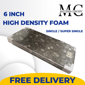 [ LOCAL SELLER ] 6 INCHES SINGLE/ SUPER SINGLE FOAM MATTRESS ( FREE DELIVERY )