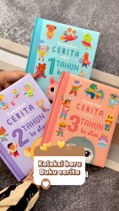 Buku Kumpulan Cerita untuk 1-3 Tahun ke Atas (7 cerita bergambar - Bahasa Indonesia) - buku cerita anak bayi