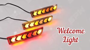 Toyota Estima Wish Alphard Vellfire Reflector Rear Bumper LED Daylight DRL Brake Light Running Signal Lamp Rear Foglamp ANH10 Dynamic LED Welcome Light