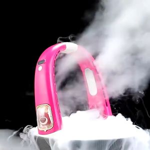 Quạt mini đeo cổ quạt đeo cổ mini gấu dâu không cánh tích điện cute thời trang cao cấp - Life Style 4U