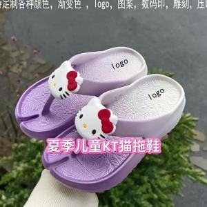 Dép dễ thương cho trẻ em mùa hè KT Dép xỏ ngón mèo cho trang phục ngoài trời bãi biển dép hoạt hình chống trượt cho bé gái