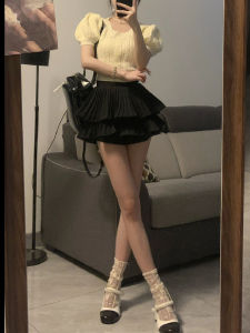 Váy Ngắn Xếp Ly Ngọt Ngào Cỡ Lớn Cho Nữ Váy Ngắn Che Hông Váy Ngắn Xếp Ly Cho Nữ Cỡ Nhỏ Váy Ngắn Xếp Ly Phong Cách Hàn Quốc