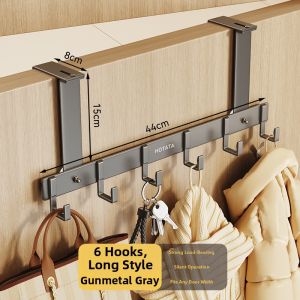 Hotata | No Installation Required Clothing Hooks Door-mounted