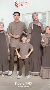 SARIMBIT SEPLY 2025 EKSIS 282 BITTER BROWN TERBARU GAMIS & KOKO KELUARGA LEBARAN KEKINIAN PREMIUM TERMURAHHH