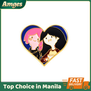 Heart Adventure Princess Lapel Brooch Metal Badge Animated Waist Clip Accessory Cute Enamel Pin