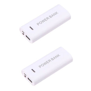 1/2/3/4pcs Portable Power Bank Case DIY 1Cell 18650 Battery Box For Smart Phone Charge 5V 1A For 18650 Battery