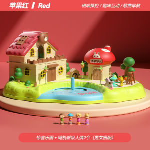 2026 New Magnetic Dollhouse Toy for Girls Music Educational Dollhouse Pretend Play Birthday Gift for Girls Aged 3-6