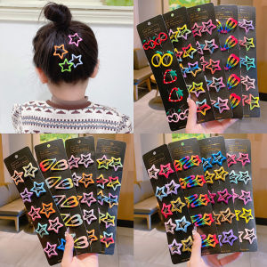 Adorable Star Baby Girl Hair Clips Childrens Headwear Popular 2021 New Style Baby Five-pointed Star Hair Accessories