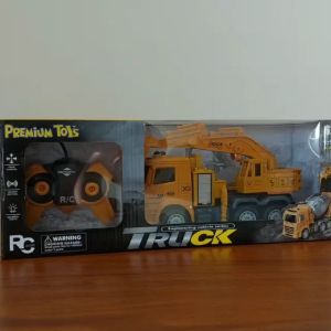 Mainan Mobil Remot Kontrol RC Truk Excavator Beko Premium Series Roda Karet Batre Cas