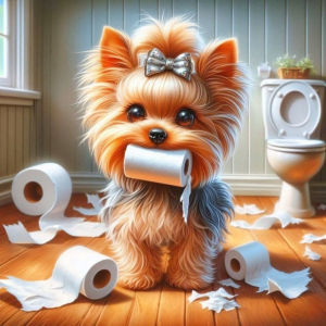 Huacan Full Square Round Diamond Painting Dog Animal 5D Picture Of Rhinestones Toilet DIY Embroidery Home Decor