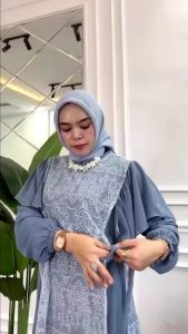 GAMIS MUSLIM PESTA GAMIS SERAGAMAN JUMBO MUSTIKA