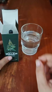 60ML Mullein Leaf Extract Drops Green Liquid Powerful Lung Cough Cleanse with Chlorophyll