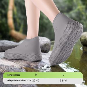 Waterproof Shoe Covers Rain Shoe Covers Reusable Silicone Non Slip Shoe Covers for Outdoor Rain Shoe Covers for Women and Men