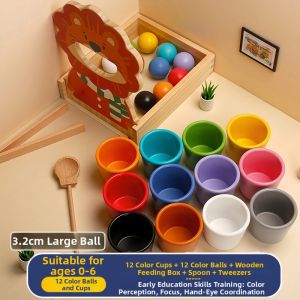 MUCHUANGKONGJIAN | Fine Motor Skills Training Color Recognition Toy
