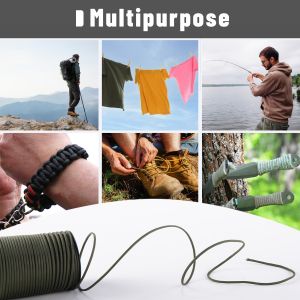 30 meter roll with a diameter of 4 millimeters and a nine core umbrella rope suitable for bracelet weaving tent reinforcement