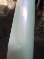 Skotlet Putih Mutiara L50cm Stiker Skotlet Motor Warna Putih Mutiara Skotlet Putih Glossy Skotlet Bunglon Chameleon. 