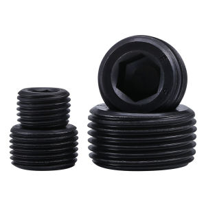 POWER&STRONG | High Strength 12.9 Threaded Plug Screw BSP Stop Bolt Hex Plug Oil Plug PG1.5 Metric