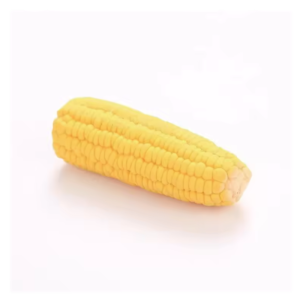 Corn Shape Puppy Dog Toy Latex Squeak Interactive Chew Bite-Resistant Training Playing Dog Supplies