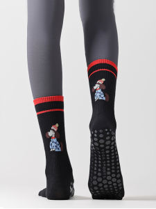 Women's Yoga Socks: Anti-slip, Absorbent & Antibacterial Mid-calf Sports Socks