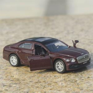 Bentley Flying Spur Two-Door Alloy Metal Car Model Toy Baking Cake Decoration Gift Collectible Static Model Realistic Vehicle