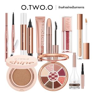 O.TWO.O Full แต่งหน้าชุดมาสคาร่ากันน้ําอายไลเนอร์ Foundation BB ครีม Air Cushion คอนซีลเลอร์ลิปสติก Face Primer เครื่องสําอางค์ชุด