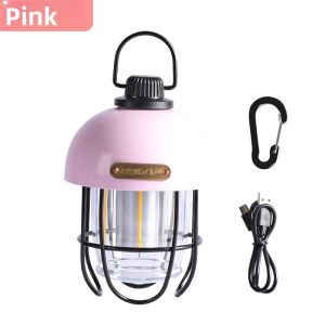 No Brand | USB Rechargeable Lantern with Long Battery Life for Camping Outdoor Lighting and Tent Decoration