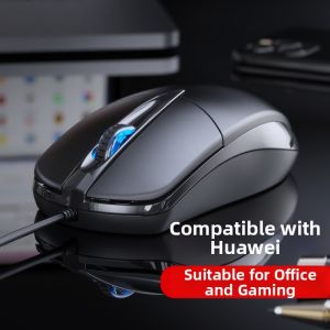 LATUO | Silent Wired Mouse for Huawei MateBook Notebook