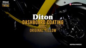 Diton Dashboard Coating 9802 Original Yellow Dashboard Kusam Kembali Baru Matt Yellow 400ml