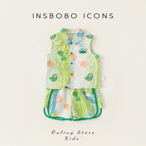 insbobo | Bộ Đồ Cho Bé Trai Mùa Hè Thiết Kế Dopamine