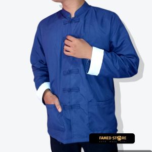Kemeja Cheongsam Lengan Panjang / Kemeja IPMAN / Baju Bergaya Cina