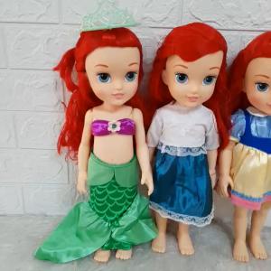 [Đủ mẫu] Búp Bê Mỹ 39 Cm 16 Inch Dis Ney Nàng Tiên Cá Princess Ariel Toddler Doll