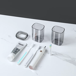 Snap Simple Mouthwash Cup Portable Travel Toothbrush oothpaste Storage Cartridge Travel Supplies
