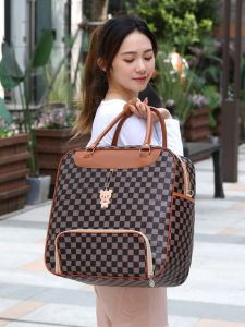 Korean Style Cute Student Waterproof Lightweight Large Capacity PU Handheld Travel Bag Womens Luggage Bag Single Shoulder Short Trip Bag