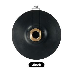 3/4 Inch Rubber Backing Pad M10 M14 M16 Thread Polishing Grinding Disc Backing Pad For Angle Grinder Polishing Disc Pad Backing