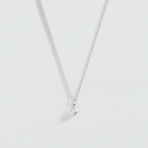 AGATHA | French Elegant Necklace Silver For Everyday Wear