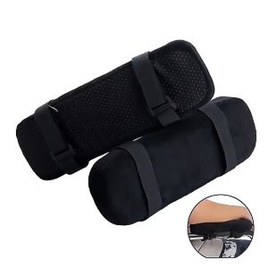 2pcs Armrest Cushion Office Chair Armrest Pad Foam Elbow Rest pad Support Relief Home Office Protector Universal Fit For Home Or Office Chair For Elbow Relief Support Arm Long Soft Replacement Work Station