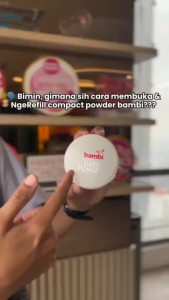 Bambi Compact Baby Powder Bedak Bayi Padat Aman Newborn