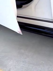 (4pcs/set) Strip Stiker Pelindung Sudut Pintu Mobil Universal Transparan Anti Tabrakan / Gores