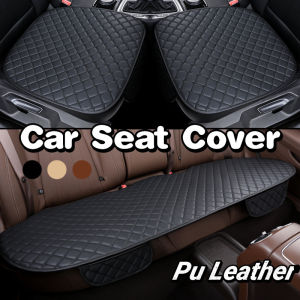 Universal Car Seat Cushion Non Leather Slip Seat Cover Set with Storage Pocket Auto Chair Protector Mats Automotive Interior