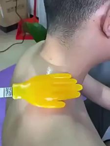 Gua Sha Massager Pai Sha Board Palm Meridian Pat Health Care Body Massage Tool Back Body Fatigue Relief Clap Sticks