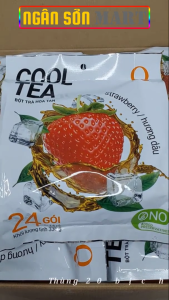 Trà Dâu Cool Tea Trần Quang bịch 336g (24 gói nhỏ 14g)